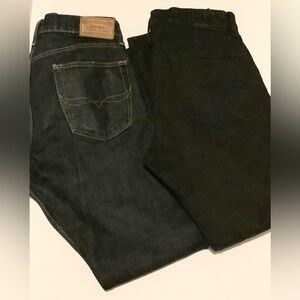Ralph Lauren Men's Dark Blue and Black Relaxed Jeans #23